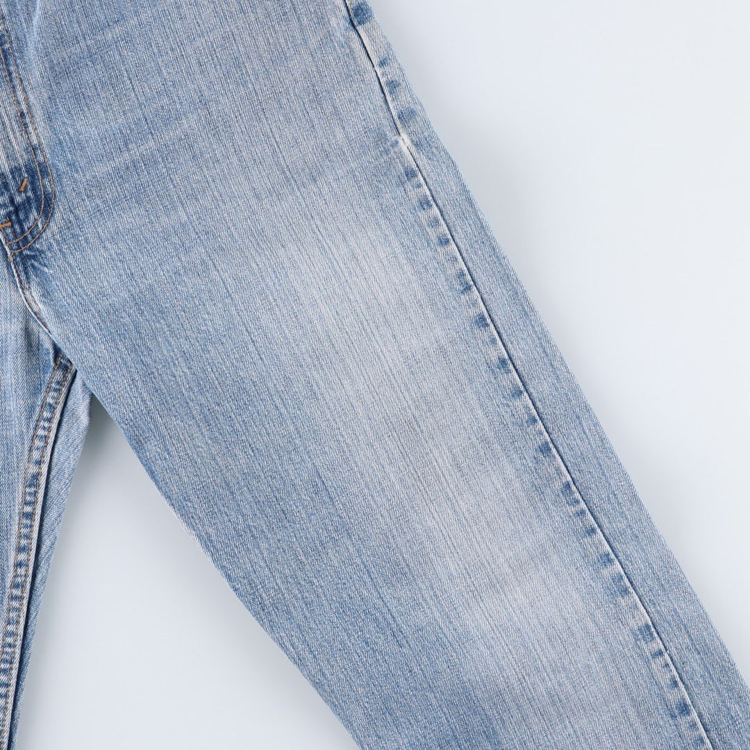 2000'S Levi's 505-0574 Regular Fit Straight Leg Tapered Denim Pants, Made in USA, Men's Size W32 (approx.) cotton blue type Vintage Second Hand