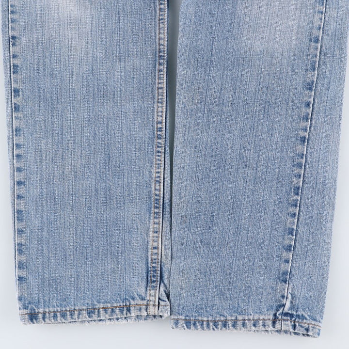 2000'S Levi's 505-0574 Regular Fit Straight Leg Tapered Denim Pants, Made in USA, Men's Size W32 (approx.) cotton blue type Vintage Second Hand