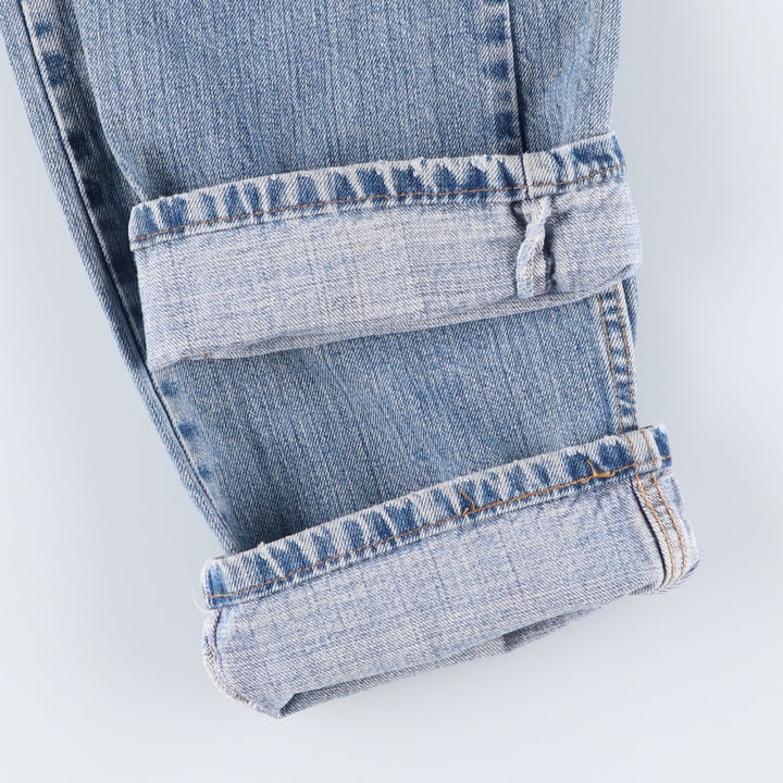 2000'S Levi's 505-0574 Regular Fit Straight Leg Tapered Denim Pants, Made in USA, Men's Size W32 (approx.) cotton blue type Vintage Second Hand