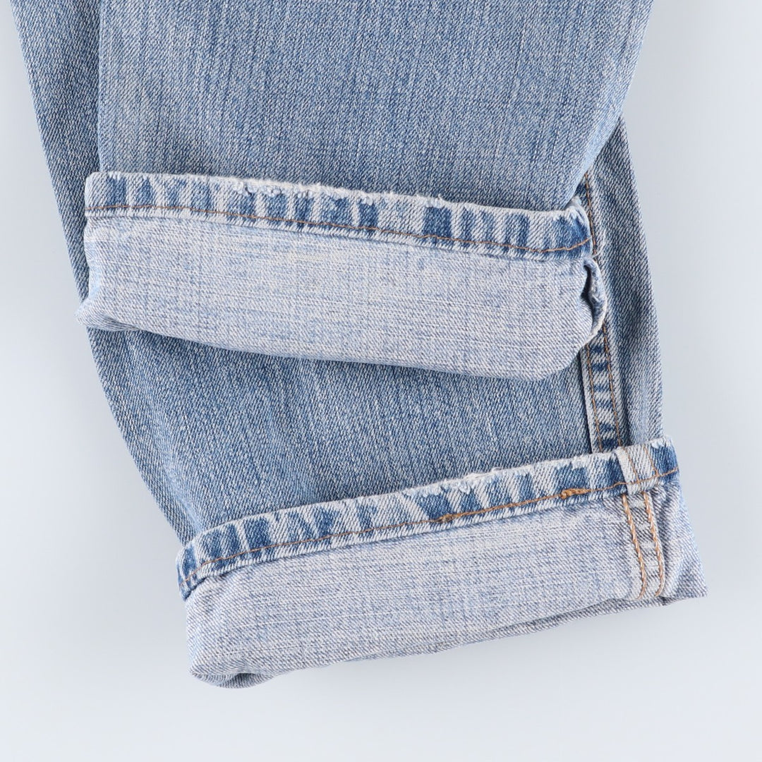 2000'S Levi's 505-0574 Regular Fit Straight Leg Tapered Denim Pants, Made in USA, Men's Size W32 (approx.) cotton blue type Vintage Second Hand