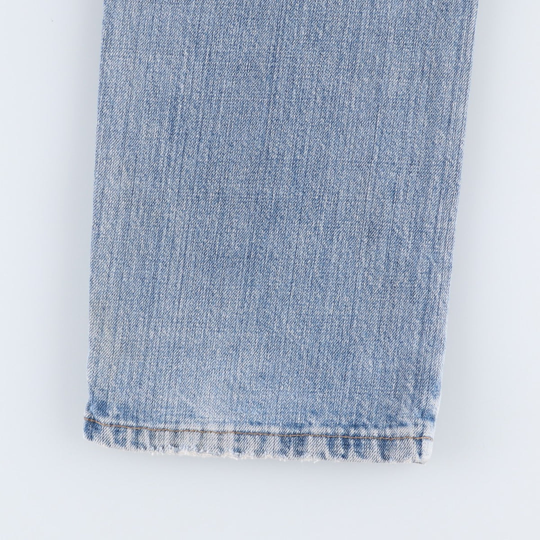 2000'S Levi's 505-0574 Regular Fit Straight Leg Tapered Denim Pants, Made in USA, Men's Size W32 (approx.) cotton blue type Vintage Second Hand