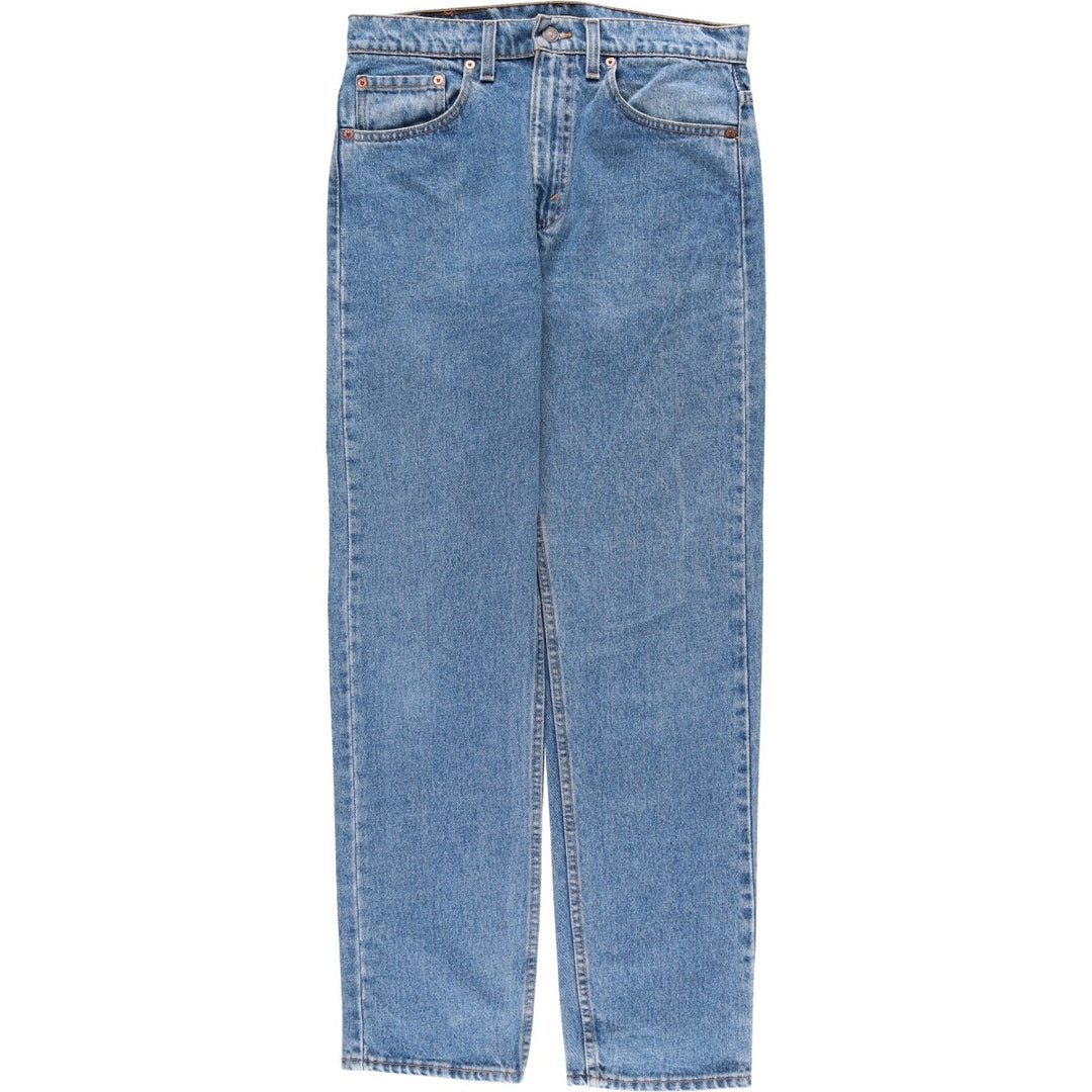 90'S Levi's 505 REGULAR FIT STRAIGHT LEG Tapered Denim Pants Made in USA Men's W31 Vintage cotton blue type Vintage Second Hand