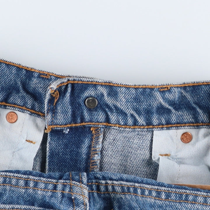 90'S Levi's 505 REGULAR FIT STRAIGHT LEG Tapered Denim Pants Made in USA Men's W31 Vintage cotton blue type Vintage Second Hand