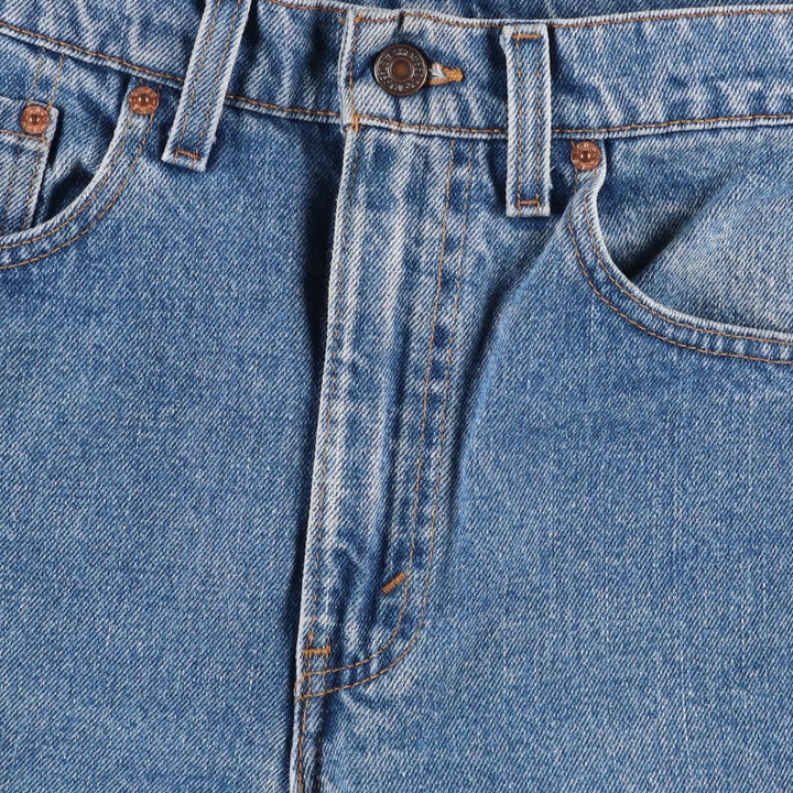 90'S Levi's 505 REGULAR FIT STRAIGHT LEG Tapered Denim Pants Made in USA Men's W31 Vintage cotton blue type Vintage Second Hand