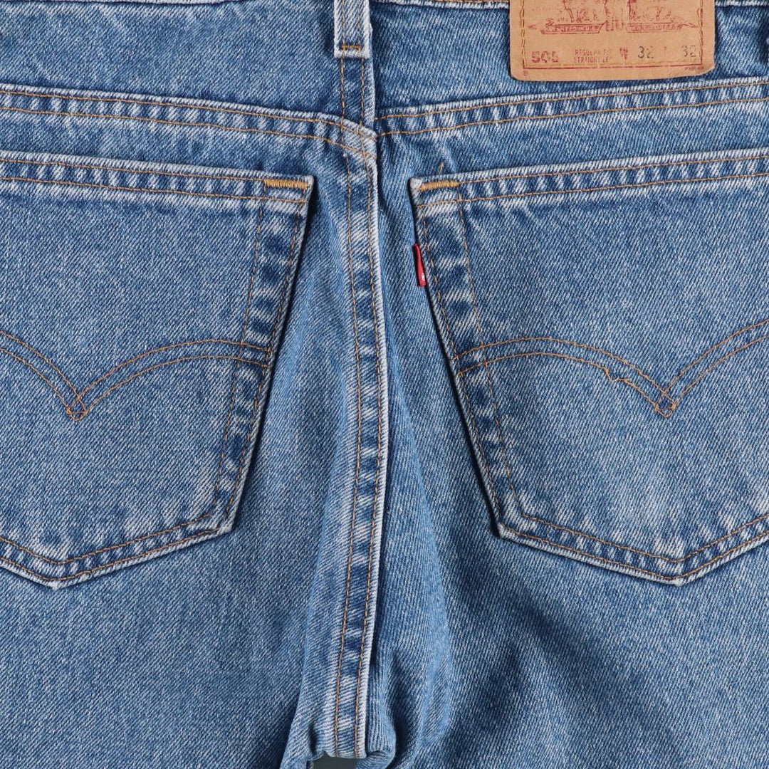 90'S Levi's 505 REGULAR FIT STRAIGHT LEG Tapered Denim Pants Made in USA Men's W31 Vintage cotton blue type Vintage Second Hand