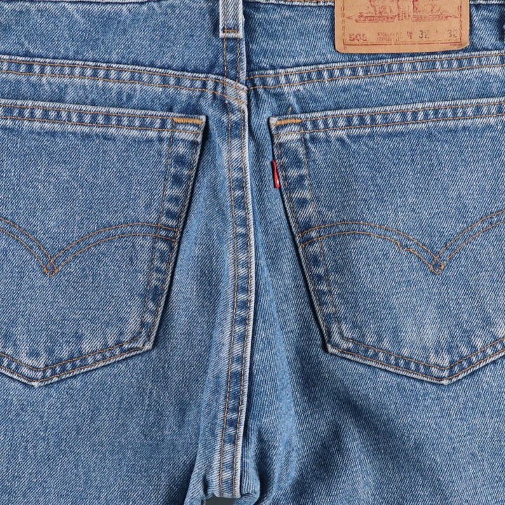 90'S Levi's 505 REGULAR FIT STRAIGHT LEG Tapered Denim Pants Made in USA Men's W31 Vintage cotton blue type Vintage Second Hand