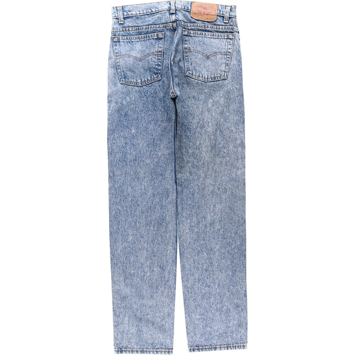 Levi's 505-4613 Chemical Wash Tapered Denim Pants, Made in USA, Men's W30 (approx.), Vintage. cotton blue type Vintage Second Hand