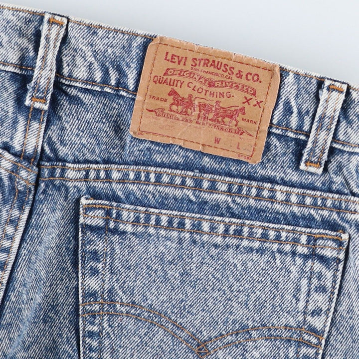 Levi's 505-4613 Chemical Wash Tapered Denim Pants, Made in USA, Men's W30 (approx.), Vintage. cotton blue type Vintage Second Hand