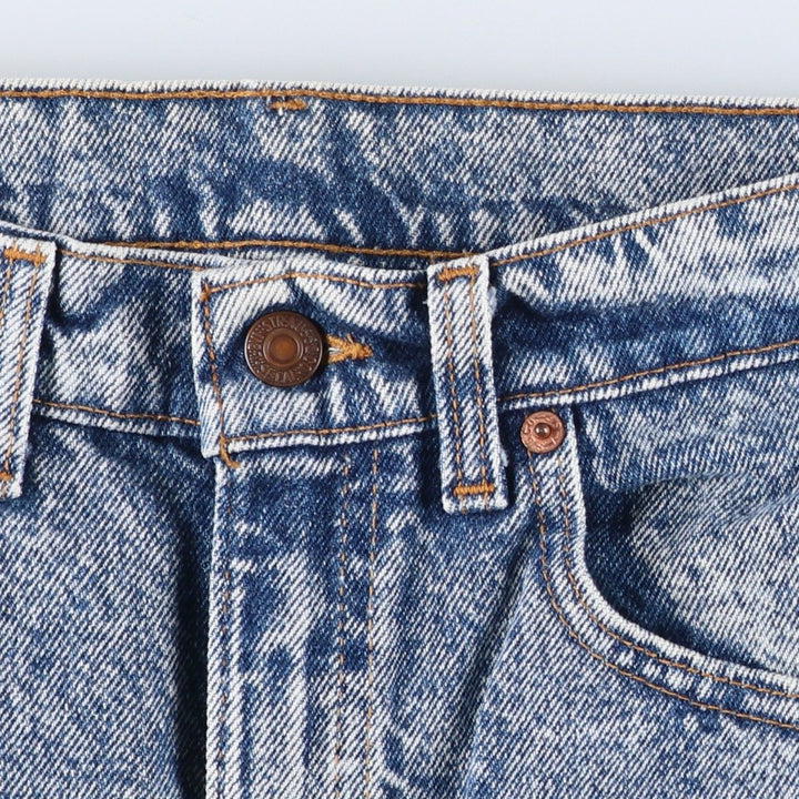 Levi's 505-4613 Chemical Wash Tapered Denim Pants, Made in USA, Men's W30 (approx.), Vintage. cotton blue type Vintage Second Hand