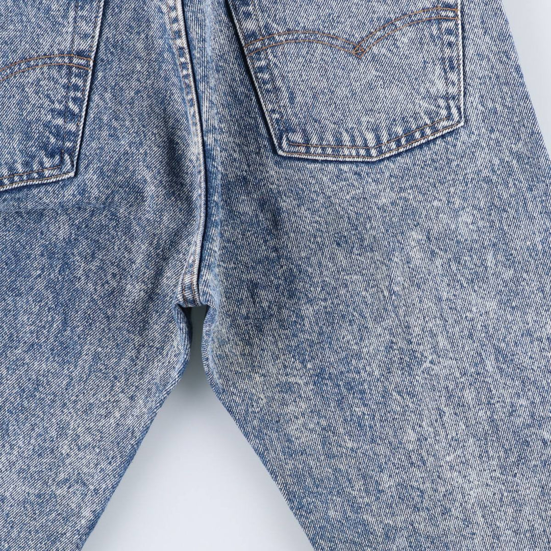 Levi's 505-4613 Chemical Wash Tapered Denim Pants, Made in USA, Men's W30 (approx.), Vintage. cotton blue type Vintage Second Hand
