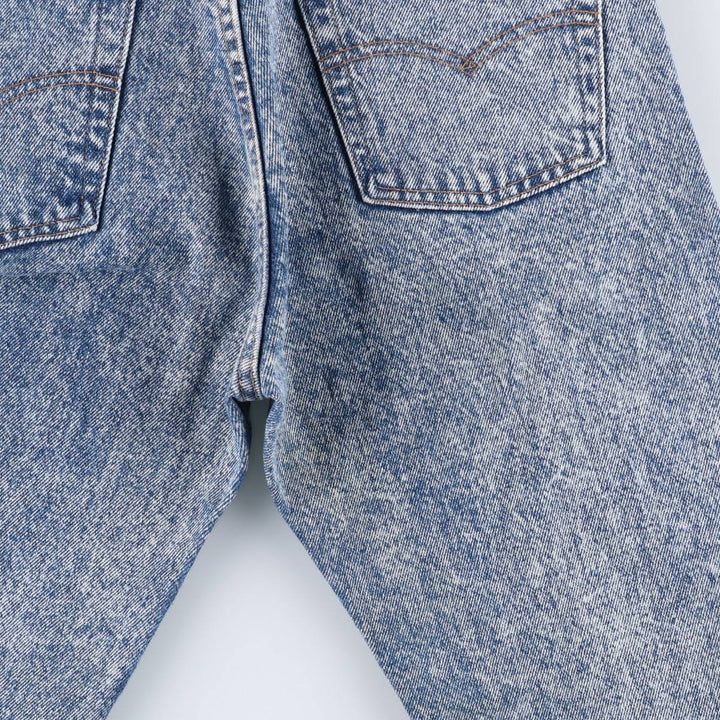 Levi's 505-4613 Chemical Wash Tapered Denim Pants, Made in USA, Men's W30 (approx.), Vintage. cotton blue type Vintage Second Hand