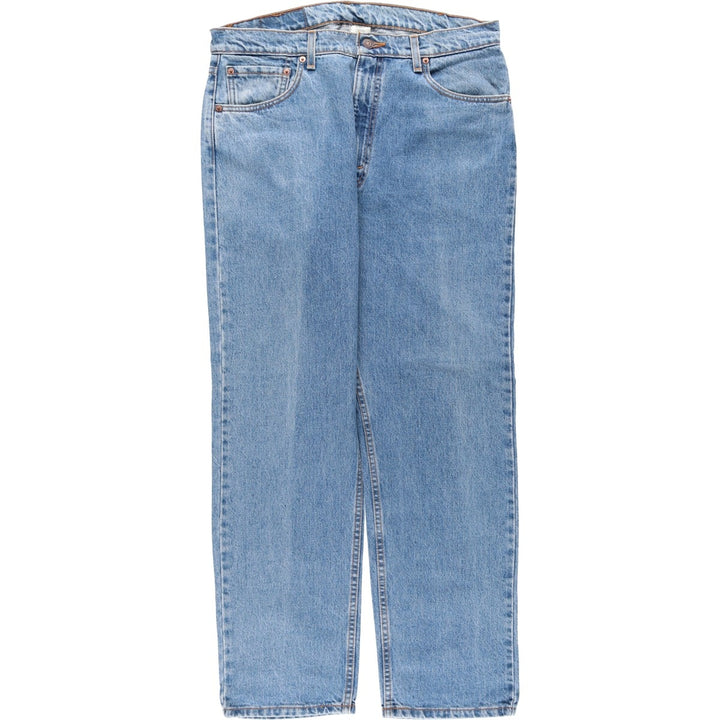 90'S Levi's 505 REGULAR FIT STRAIGHT LEG Tapered Denim Pants Made in USA Men's W35 Vintage cotton blue type Vintage Second Hand
