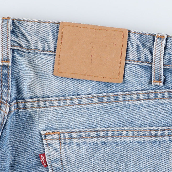 90'S Levi's 505 REGULAR FIT STRAIGHT LEG Tapered Denim Pants Made in USA Men's W35 Vintage cotton blue type Vintage Second Hand