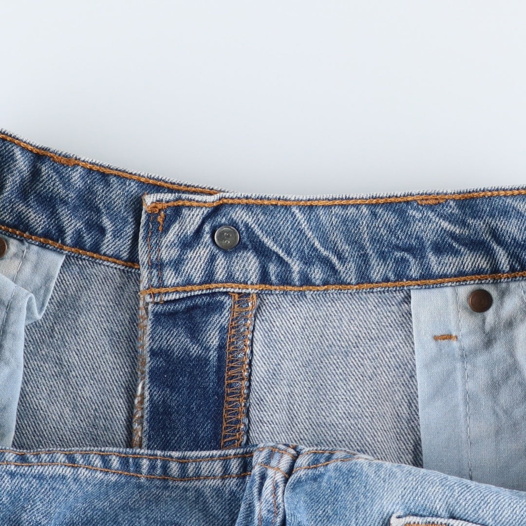 90'S Levi's 505 REGULAR FIT STRAIGHT LEG Tapered Denim Pants Made in USA Men's W35 Vintage cotton blue type Vintage Second Hand
