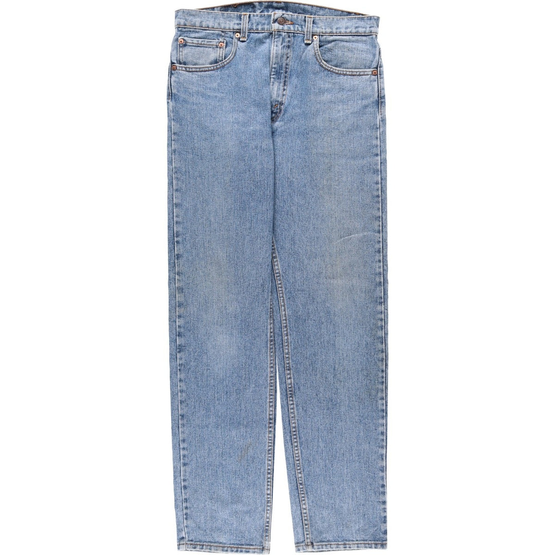 1990'S Levi's 505-4891 Tapered Denim Pants, Made in USA, Men's Size W33 (approx.) cotton blue type Vintage Second Hand