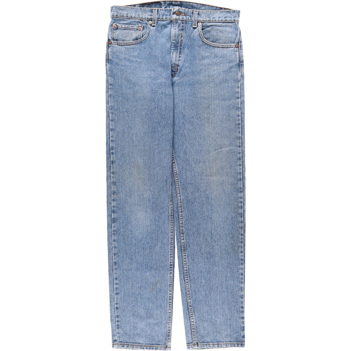 1990'S Levi's 505-4891 Tapered Denim Pants, Made in USA, Men's Size W33 (approx.) cotton blue type Vintage Second Hand
