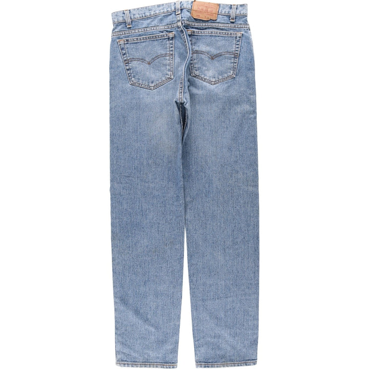 1990'S Levi's 505-4891 Tapered Denim Pants, Made in USA, Men's Size W33 (approx.) cotton blue type Vintage Second Hand