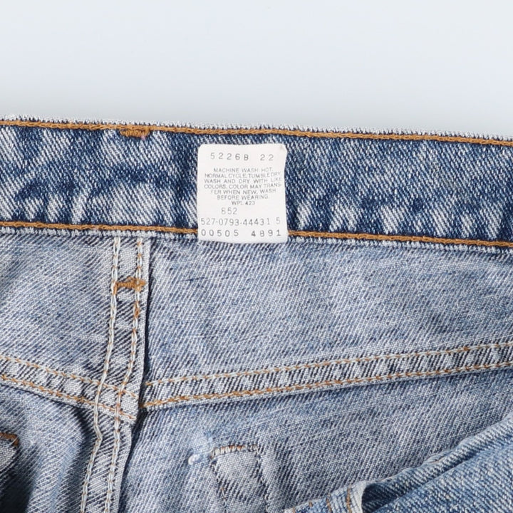 1990'S Levi's 505-4891 Tapered Denim Pants, Made in USA, Men's Size W33 (approx.) cotton blue type Vintage Second Hand