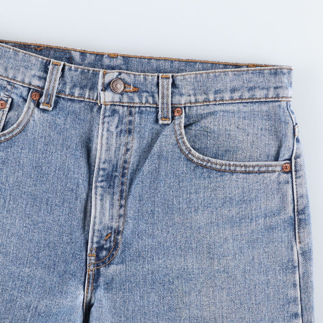 1990'S Levi's 505-4891 Tapered Denim Pants, Made in USA, Men's Size W33 (approx.) cotton blue type Vintage Second Hand