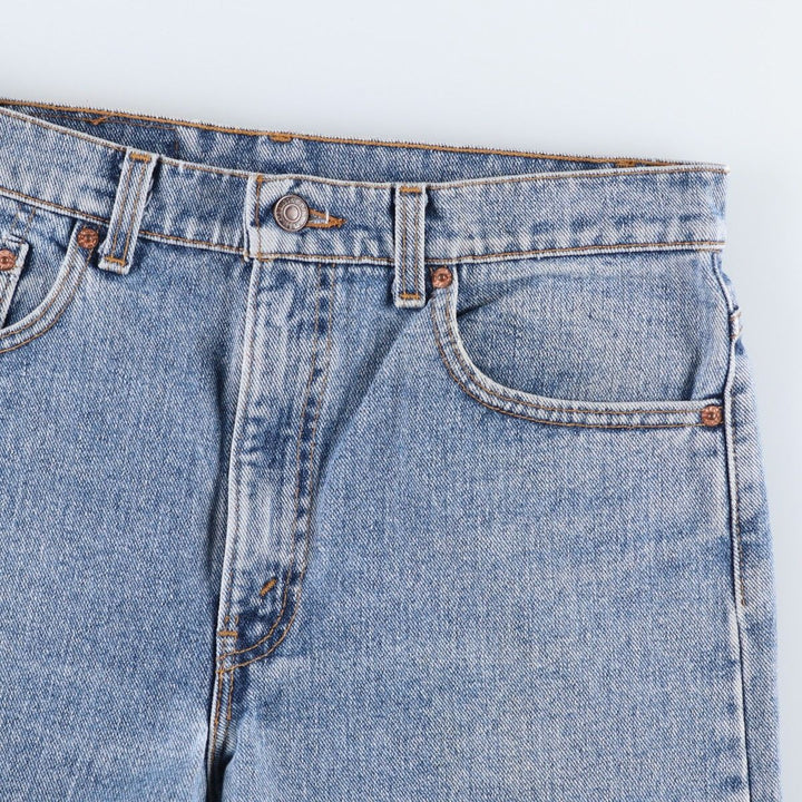 1990'S Levi's 505-4891 Tapered Denim Pants, Made in USA, Men's Size W33 (approx.) cotton blue type Vintage Second Hand