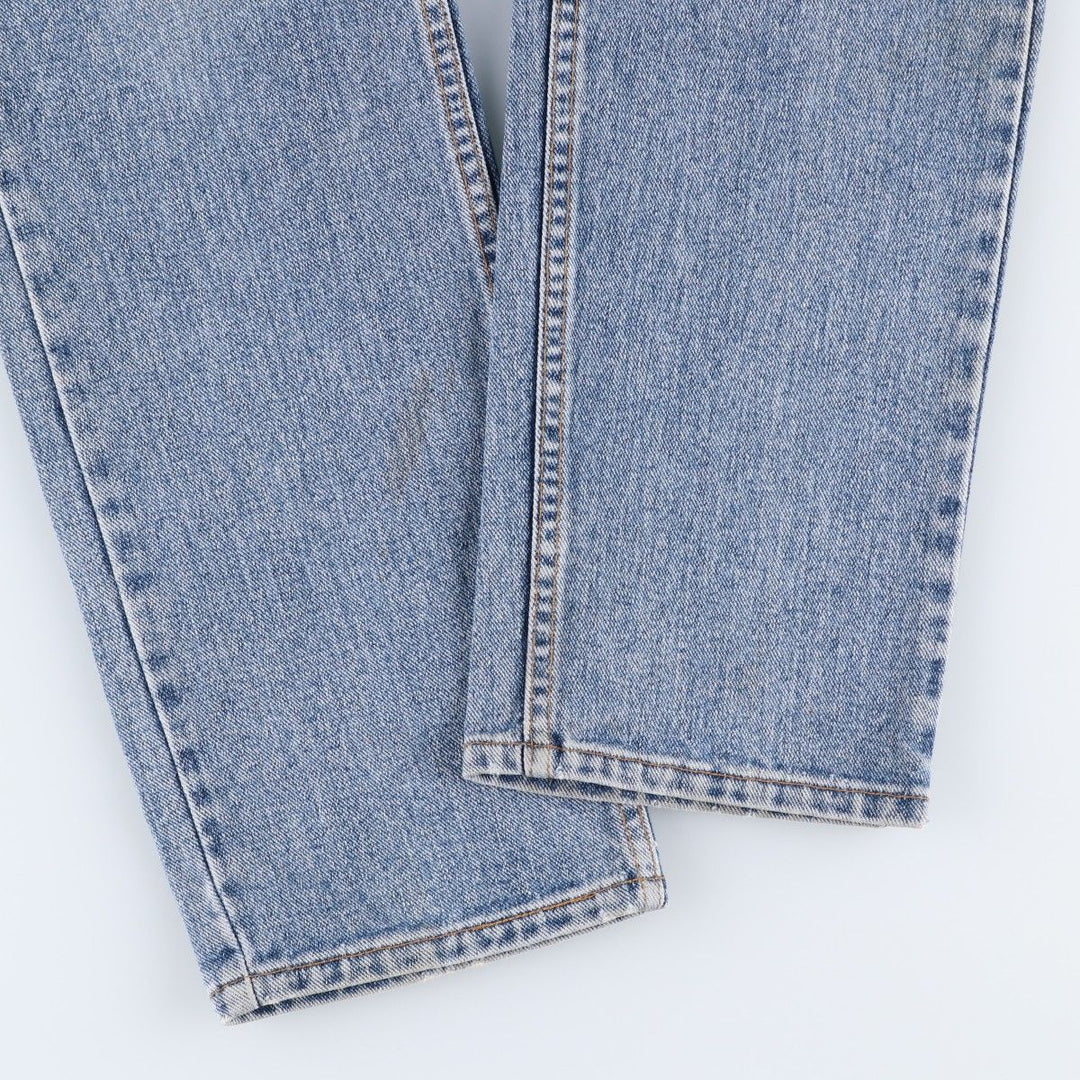 1990'S Levi's 505-4891 Tapered Denim Pants, Made in USA, Men's Size W33 (approx.) cotton blue type Vintage Second Hand
