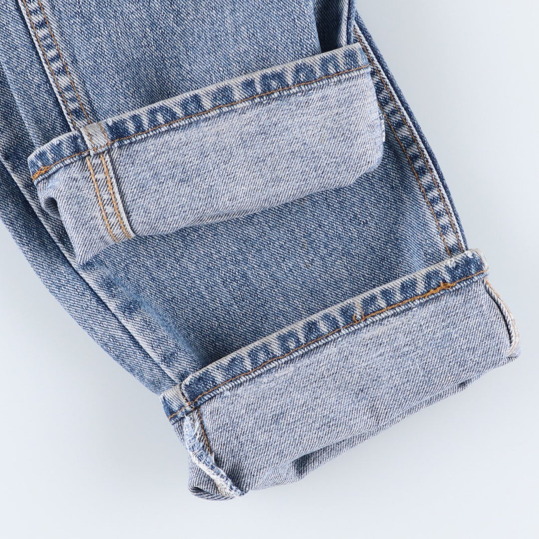 1990'S Levi's 505-4891 Tapered Denim Pants, Made in USA, Men's Size W33 (approx.) cotton blue type Vintage Second Hand