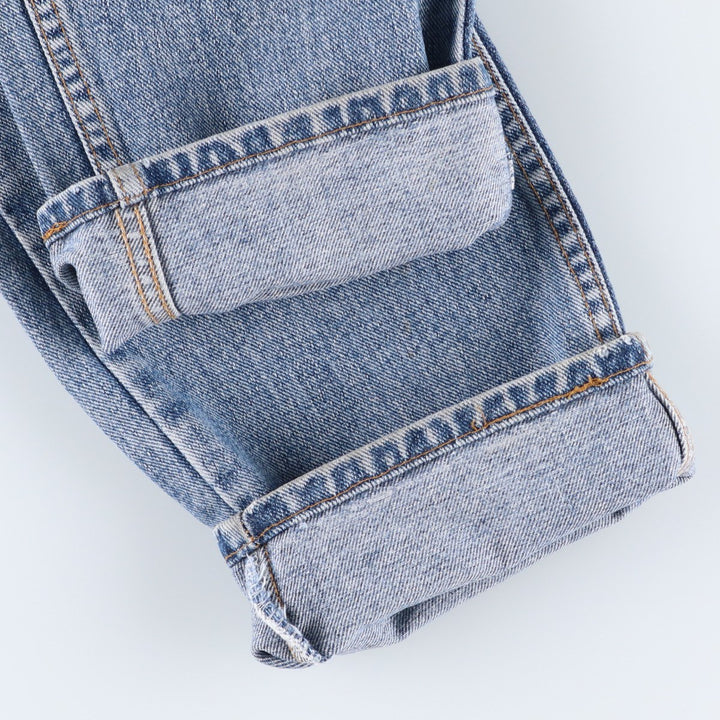 1990'S Levi's 505-4891 Tapered Denim Pants, Made in USA, Men's Size W33 (approx.) cotton blue type Vintage Second Hand