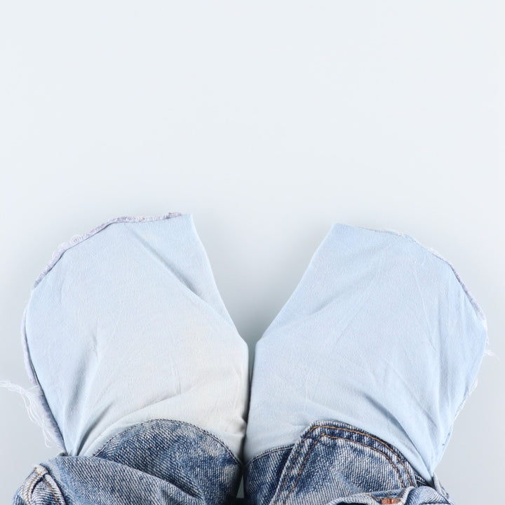 1990'S Levi's 505-4891 Tapered Denim Pants, Made in USA, Men's Size W33 (approx.) cotton blue type Vintage Second Hand