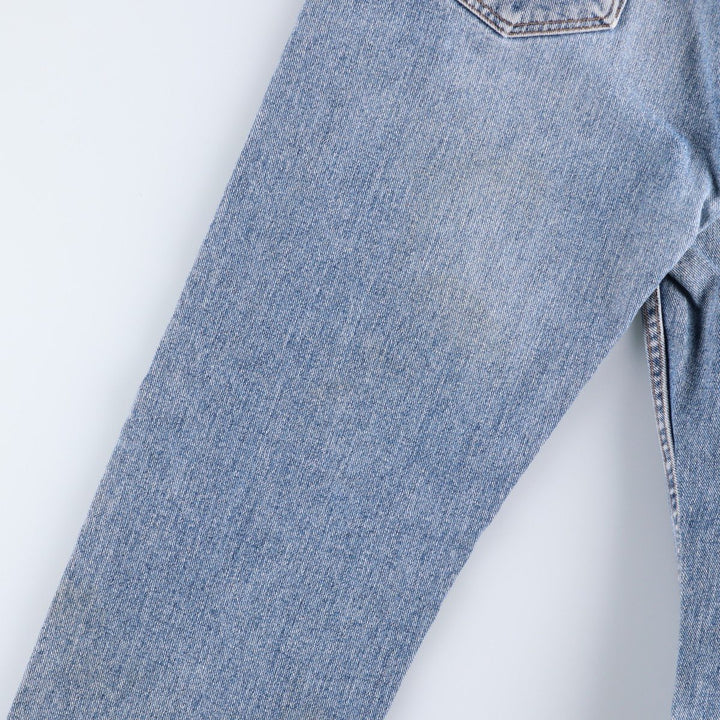 1990'S Levi's 505-4891 Tapered Denim Pants, Made in USA, Men's Size W33 (approx.) cotton blue type Vintage Second Hand