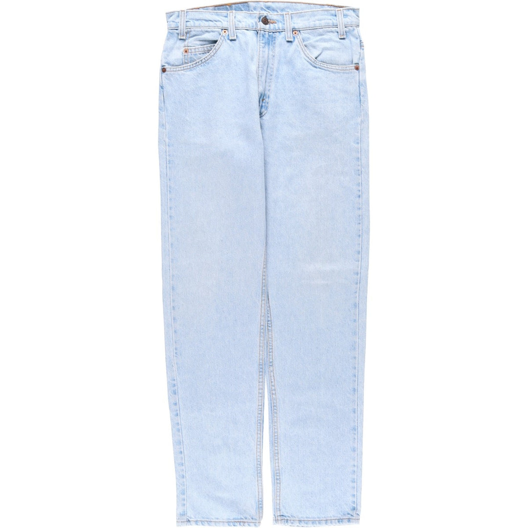 90'S Levi's 505 REGULAR FIT STRAIGHT LEG tapered denim pants for men, W31 equivalent, vintage unclear blue type Vintage Second Hand