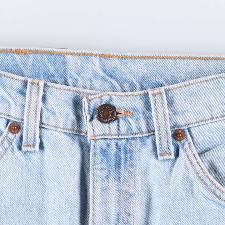 90'S Levi's 505 REGULAR FIT STRAIGHT LEG tapered denim pants for men, W31 equivalent, vintage unclear blue type Vintage Second Hand