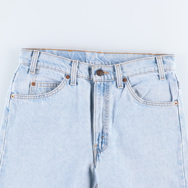 90'S Levi's 505 REGULAR FIT STRAIGHT LEG tapered denim pants for men, W31 equivalent, vintage unclear blue type Vintage Second Hand