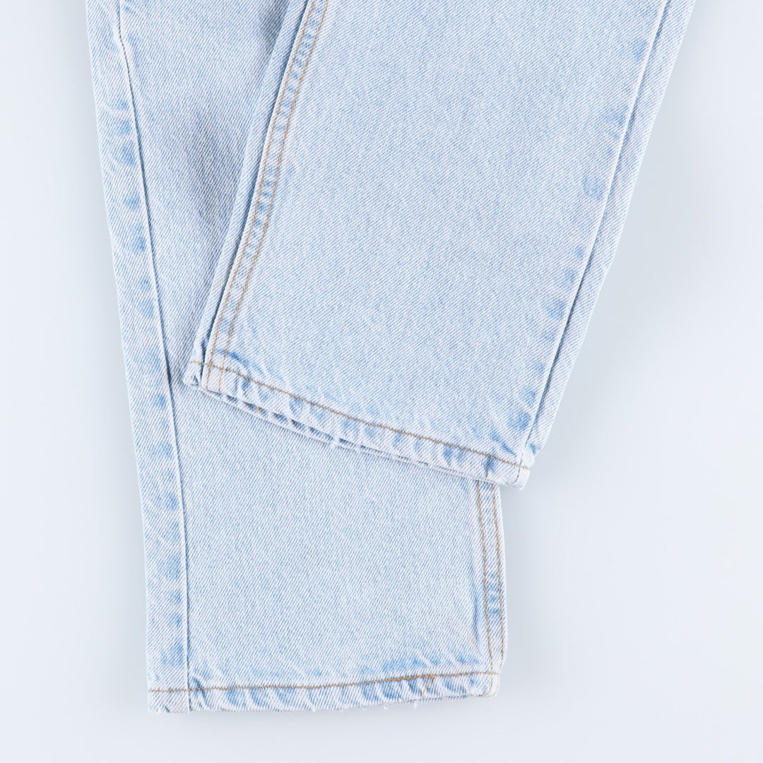 90'S Levi's 505 REGULAR FIT STRAIGHT LEG tapered denim pants for men, W31 equivalent, vintage unclear blue type Vintage Second Hand
