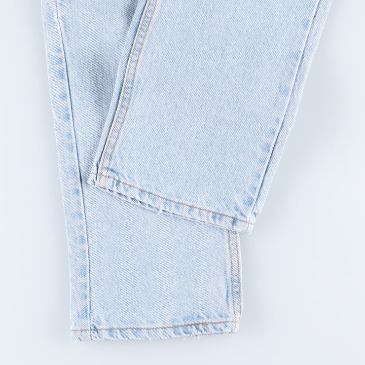 90'S Levi's 505 REGULAR FIT STRAIGHT LEG tapered denim pants for men, W31 equivalent, vintage unclear blue type Vintage Second Hand