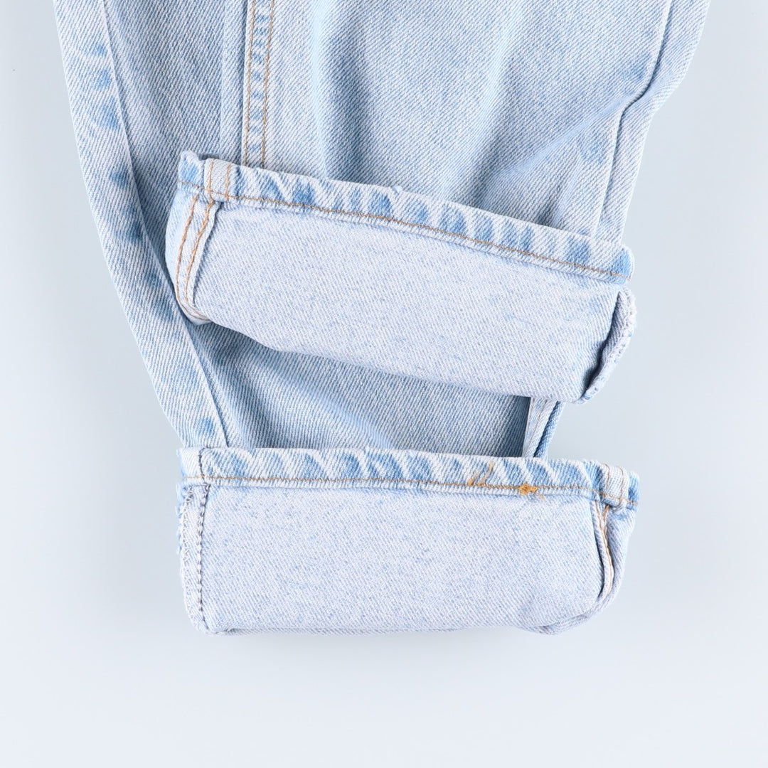 90'S Levi's 505 REGULAR FIT STRAIGHT LEG tapered denim pants for men, W31 equivalent, vintage unclear blue type Vintage Second Hand