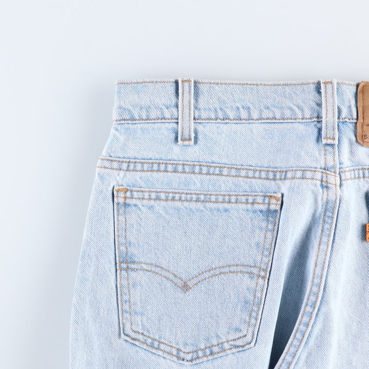 90'S Levi's 505 REGULAR FIT STRAIGHT LEG tapered denim pants for men, W31 equivalent, vintage unclear blue type Vintage Second Hand