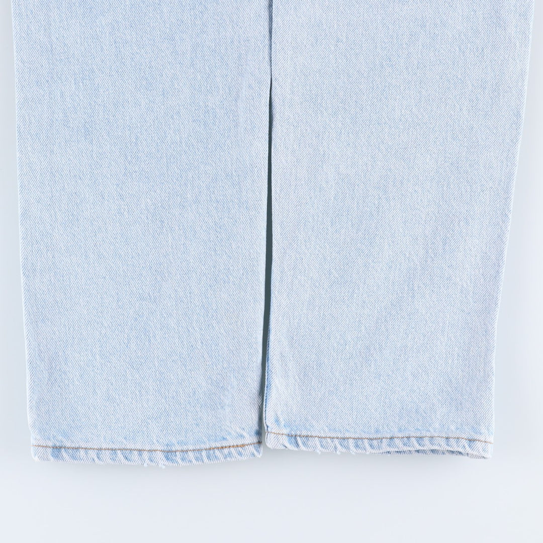 90'S Levi's 505 REGULAR FIT STRAIGHT LEG tapered denim pants for men, W31 equivalent, vintage unclear blue type Vintage Second Hand