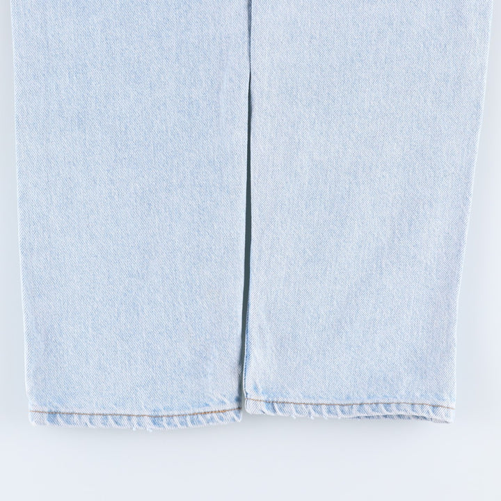 90'S Levi's 505 REGULAR FIT STRAIGHT LEG tapered denim pants for men, W31 equivalent, vintage unclear blue type Vintage Second Hand