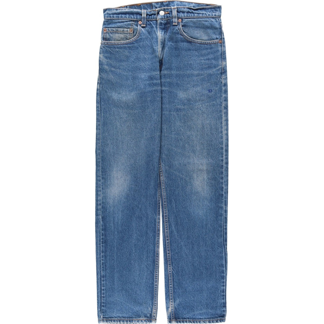 90'S Levi's 505 REGULAR FIT STRAIGHT LEG Tapered Denim Pants Made in USA Men's W31 Vintage cotton blue type Vintage Second Hand