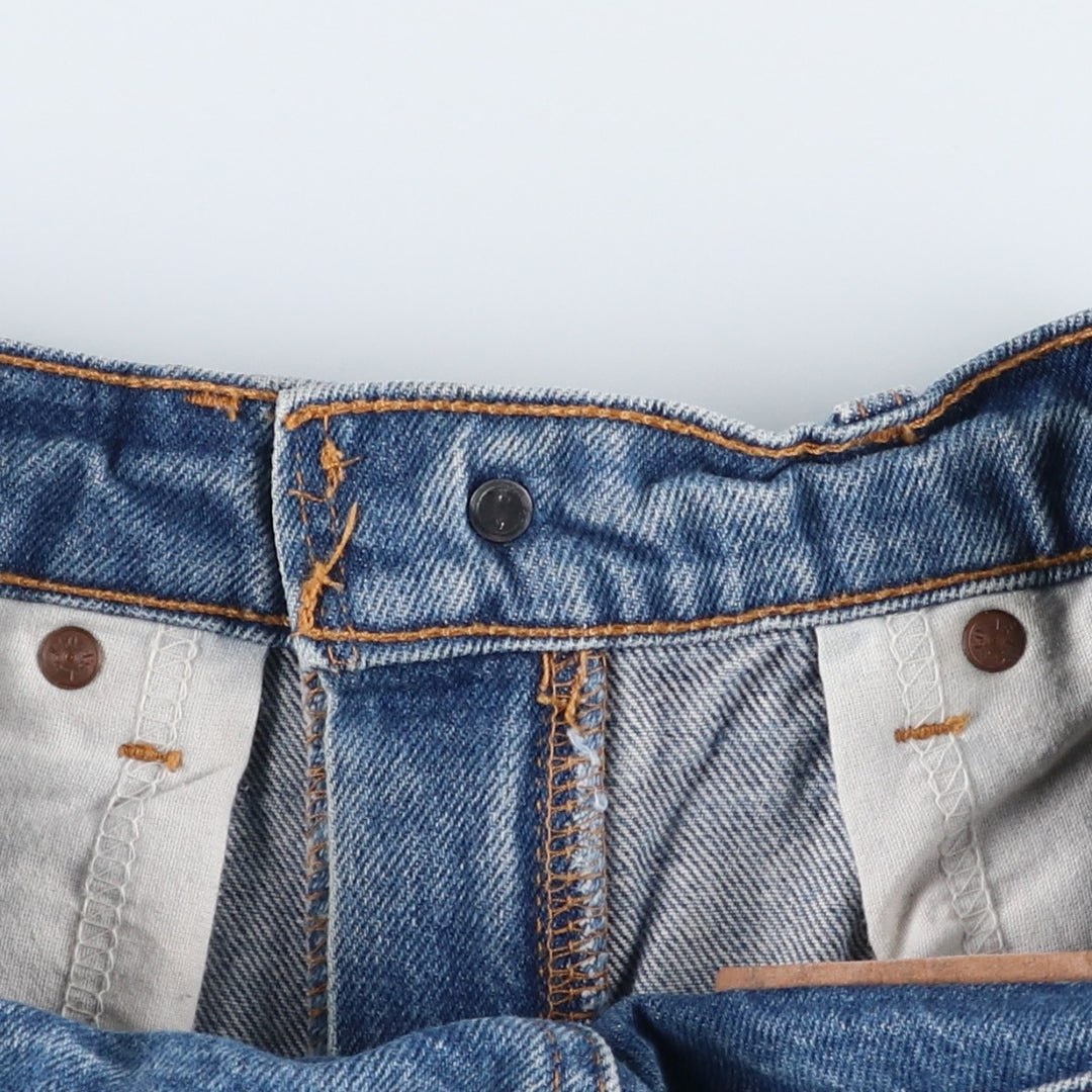 90'S Levi's 505 REGULAR FIT STRAIGHT LEG Tapered Denim Pants Made in USA Men's W31 Vintage cotton blue type Vintage Second Hand