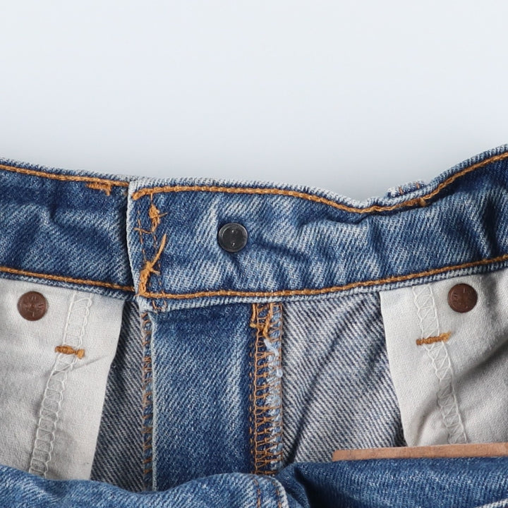 90'S Levi's 505 REGULAR FIT STRAIGHT LEG Tapered Denim Pants Made in USA Men's W31 Vintage cotton blue type Vintage Second Hand