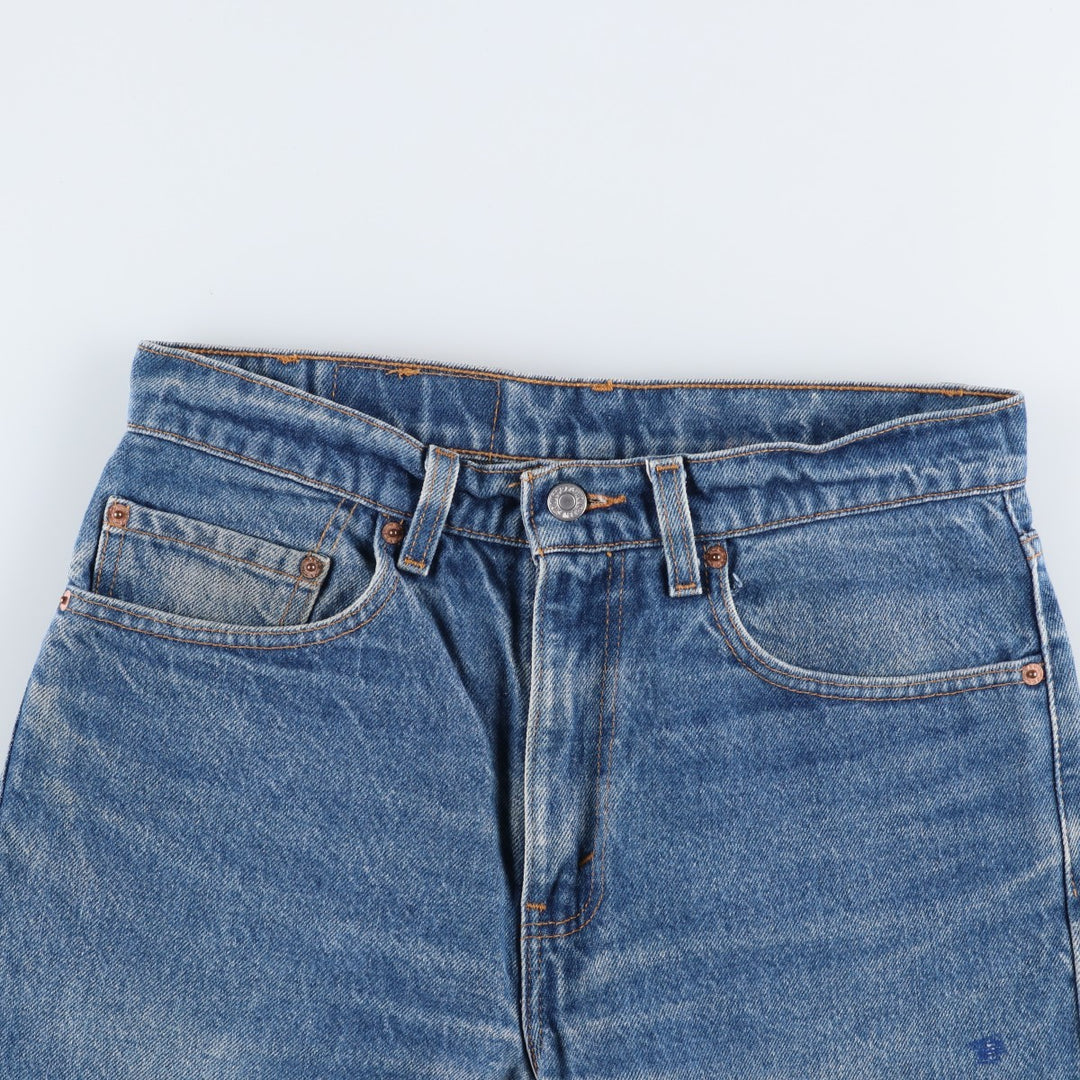 90'S Levi's 505 REGULAR FIT STRAIGHT LEG Tapered Denim Pants Made in USA Men's W31 Vintage cotton blue type Vintage Second Hand