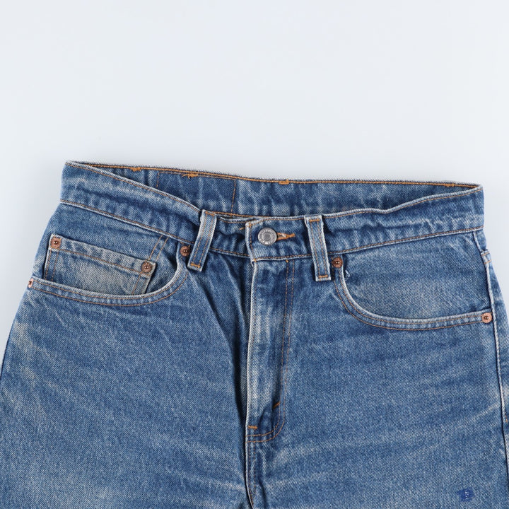 90'S Levi's 505 REGULAR FIT STRAIGHT LEG Tapered Denim Pants Made in USA Men's W31 Vintage cotton blue type Vintage Second Hand