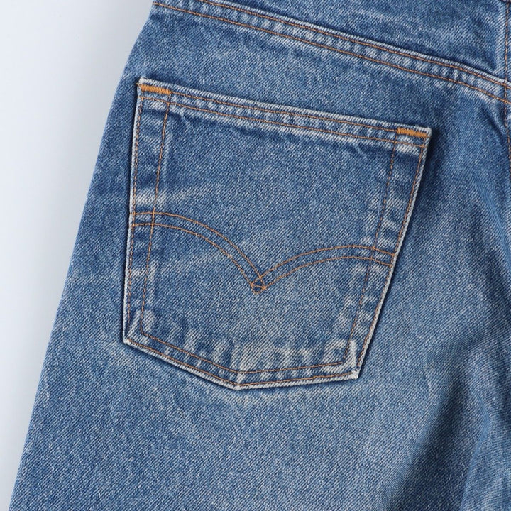 90'S Levi's 505 REGULAR FIT STRAIGHT LEG Tapered Denim Pants Made in USA Men's W31 Vintage cotton blue type Vintage Second Hand