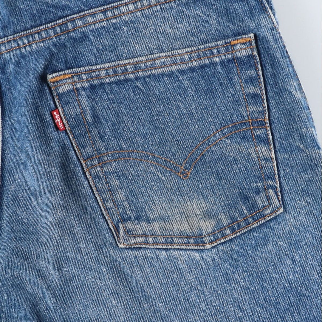 90'S Levi's 505 REGULAR FIT STRAIGHT LEG Tapered Denim Pants Made in USA Men's W31 Vintage cotton blue type Vintage Second Hand