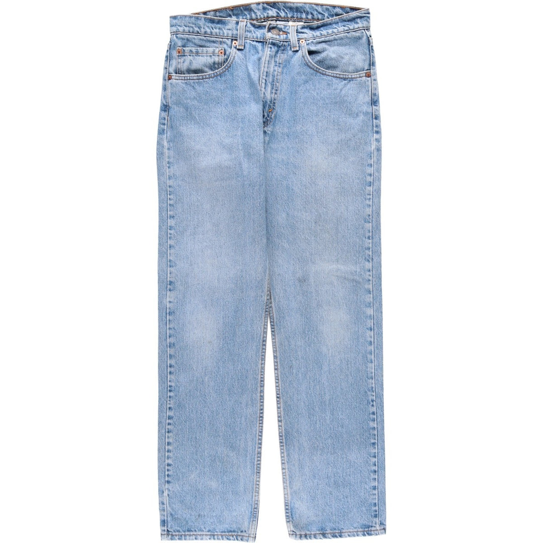 90'S Levi's 505 REGULAR FIT STRAIGHT LEG Tapered Denim Pants Made in USA Men's W31 Vintage cotton blue type Vintage Second Hand