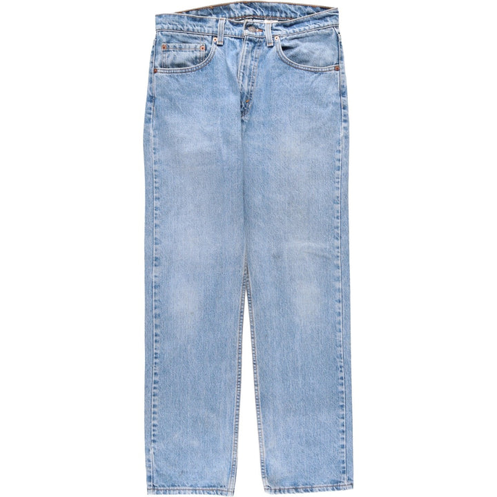 90'S Levi's 505 REGULAR FIT STRAIGHT LEG Tapered Denim Pants Made in USA Men's W31 Vintage cotton blue type Vintage Second Hand