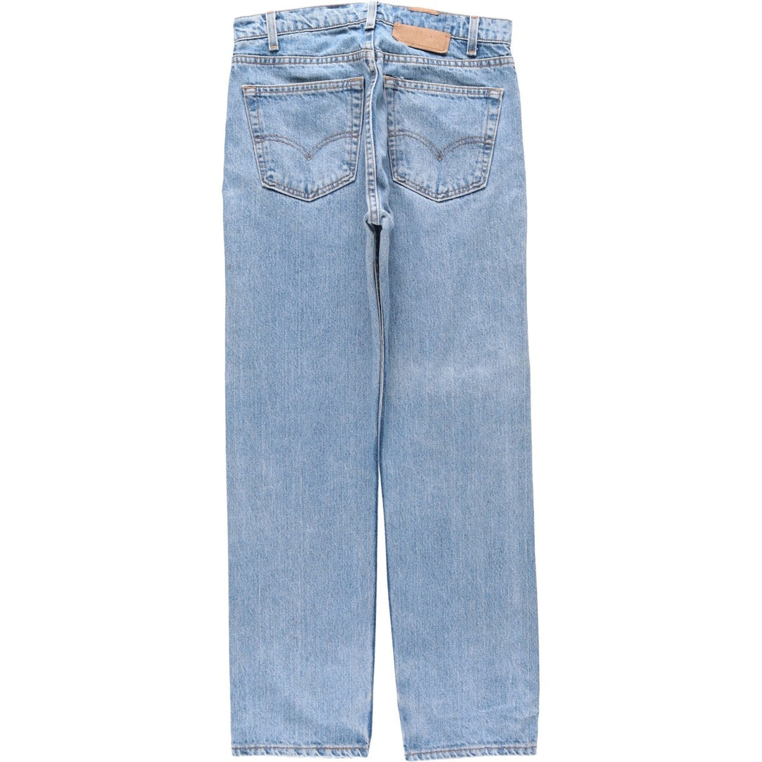 90'S Levi's 505 REGULAR FIT STRAIGHT LEG Tapered Denim Pants Made in USA Men's W31 Vintage cotton blue type Vintage Second Hand