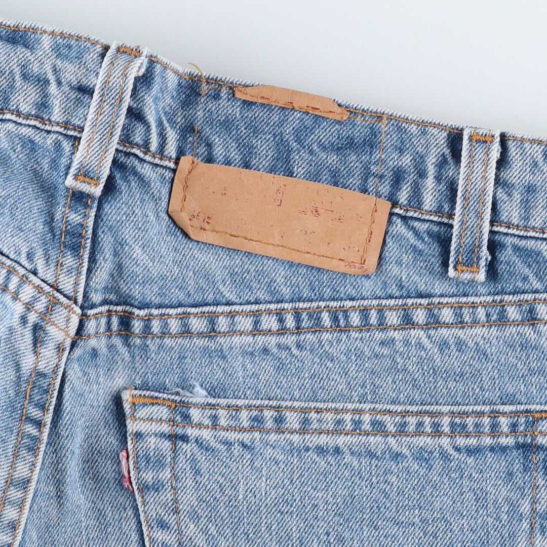 90'S Levi's 505 REGULAR FIT STRAIGHT LEG Tapered Denim Pants Made in USA Men's W31 Vintage cotton blue type Vintage Second Hand
