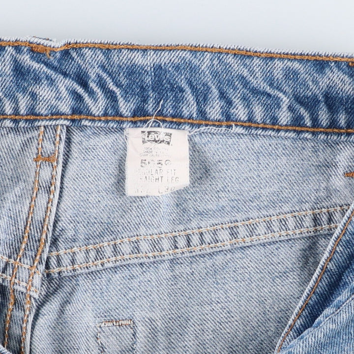 90'S Levi's 505 REGULAR FIT STRAIGHT LEG Tapered Denim Pants Made in USA Men's W31 Vintage cotton blue type Vintage Second Hand